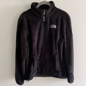 The North Face Black Zip Front Fleece Size M